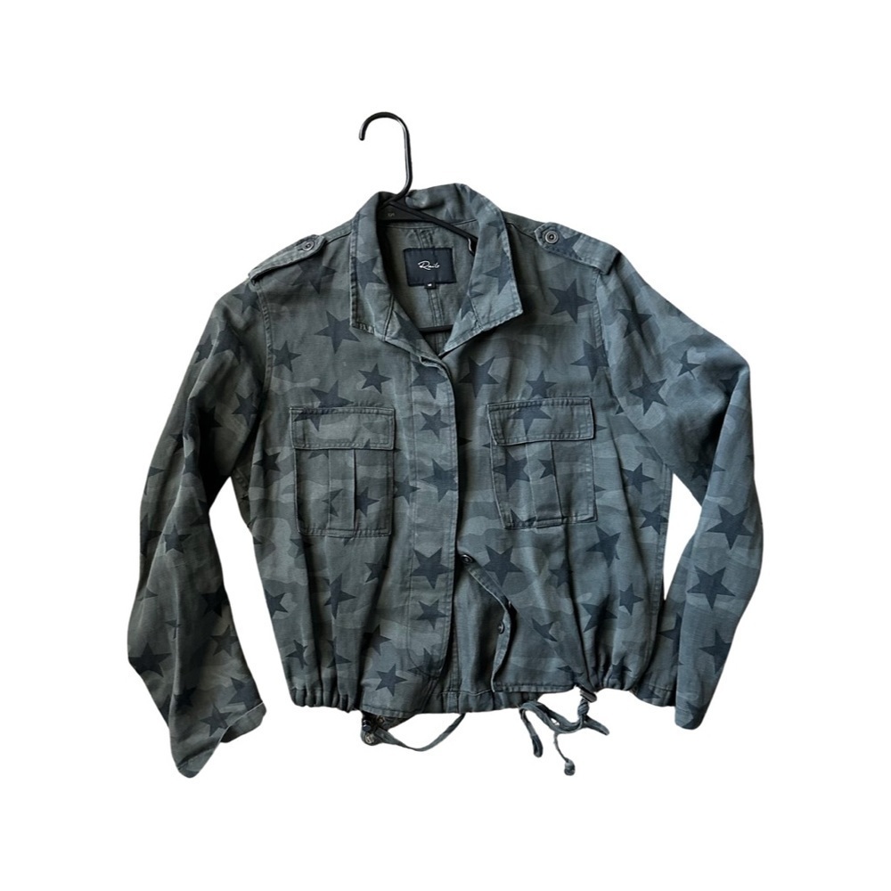 Rails Maverick Charcoal Star Camo Utility Jacket XS